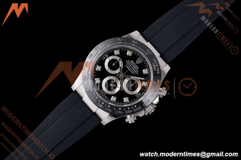 Rolex - Daytona 116519LN 40mm Gain Weight SS/RU Blk/Dia AVF DD4130 | 롤렉스 - 데이토나 116519LN 40mm 무게 증량 버전 스테인리스/러버 블랙/다이아 AVF DD4130
