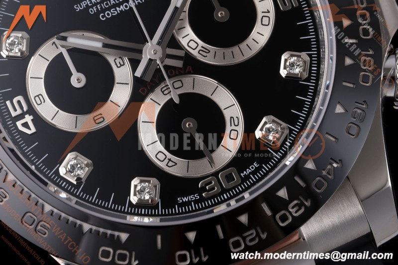 Rolex - Daytona 116519LN 40mm Gain Weight SS/RU Blk/Dia AVF DD4130 | 롤렉스 - 데이토나 116519LN 40mm 무게 증량 버전 스테인리스/러버 블랙/다이아 AVF DD4130