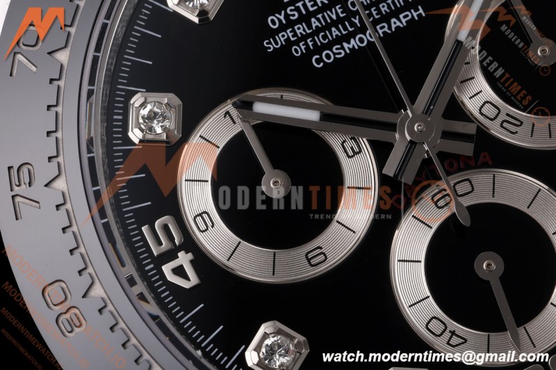 Rolex - Daytona 116519LN 40mm Gain Weight SS/RU Blk/Dia AVF DD4130 | 롤렉스 - 데이토나 116519LN 40mm 무게 증량 버전 스테인리스/러버 블랙/다이아 AVF DD4130