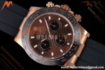 Rolex - Daytona 116515LN 40mm Gain Weight RG/RU Brn/Blk/Stk AVF DD4130 | 롤렉스 - 데이토나 116515LN 40mm 무게 증량 버전 로즈골드/러버 브라운/블랙/바 인덱스 AVF DD4130