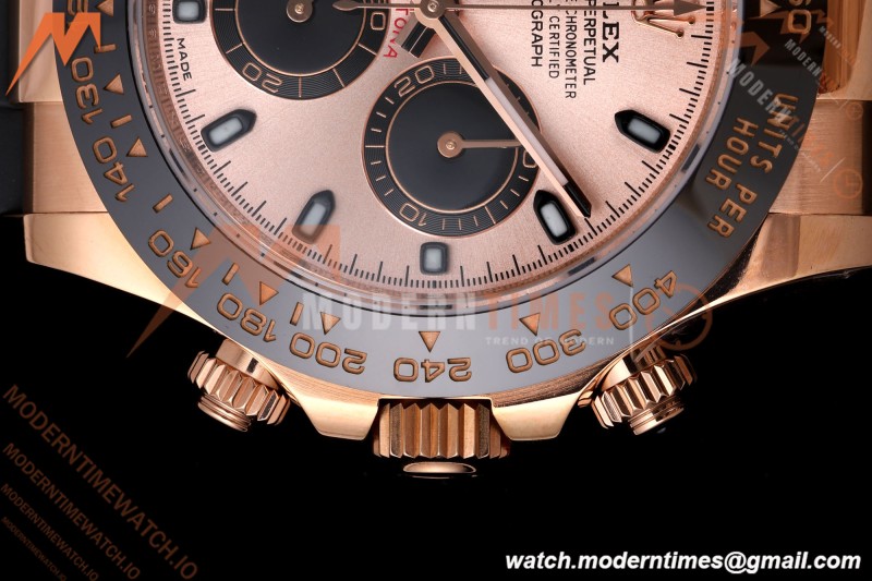 Rolex - Daytona 116515LN 40mm Gain Weight RG/RU Champ/Blk AVF DD4130