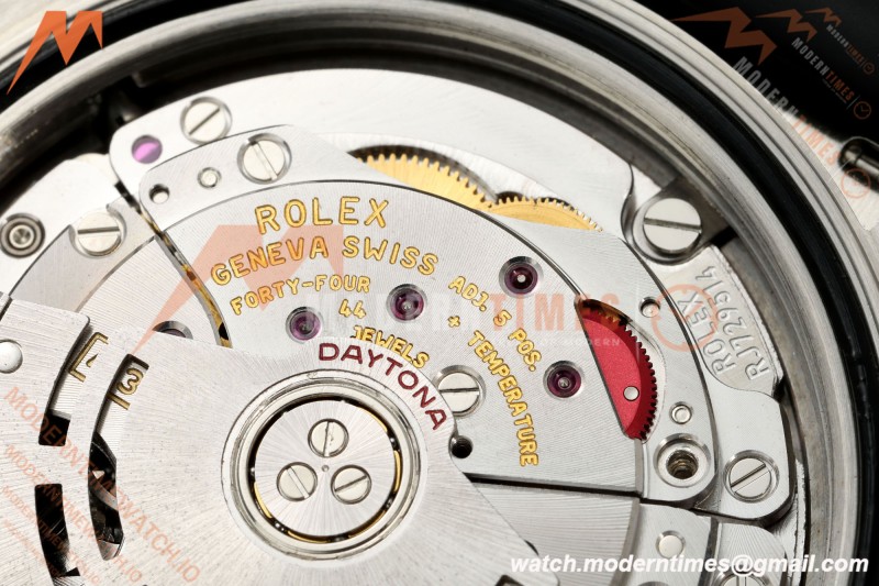 Rolex - Daytona 116519LN 40mm SS/RU Grey/Blk UFO SH-TW4130 Free Sprung