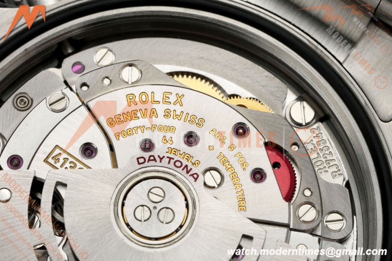Rolex - Daytona 116520 40mm 904L SS/SS Wht/Stk UFO SH-TW4130 Free Sprung