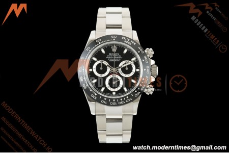 Rolex - Daytona 116500LN 40mm 904L SS/SS Blk/Stk UFO SH-TW4130 Free Sprung