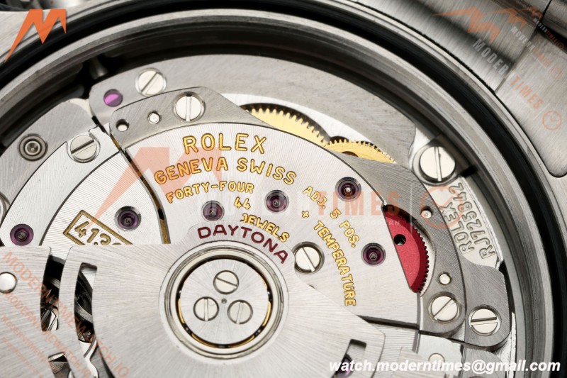 Rolex - Daytona 116500LN 40mm 904L SS/SS Blk/Stk UFO SH-TW4130 Free Sprung