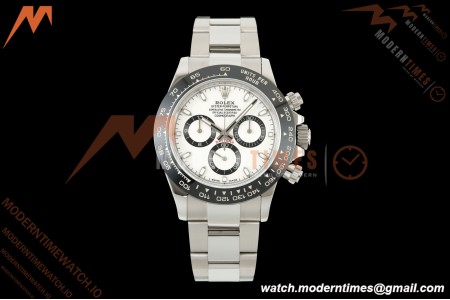 Rolex - Daytona 116500LN 40mm 904L SS/SS Wht/Stk UFO SH-TW4130 Free Sprung | 롤렉스 - 데이토나 116500LN 40mm 904L 스테인리스 스틸/스테인리스 스틸 화이트/스틱 인덱스 UFO SH-TW4130 프리 스프렁