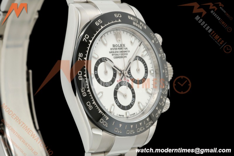 Rolex - Daytona 116500LN 40mm 904L SS/SS Wht/Stk UFO SH-TW4130 Free Sprung