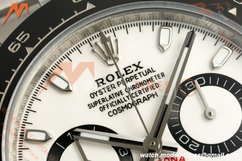 Rolex - Daytona 116500LN 40mm 904L SS/SS Wht/Stk UFO SH-TW4130 Free Sprung