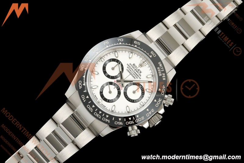 Rolex - Daytona 116500LN 40mm 904L SS/SS Wht/Stk UFO SH-TW4130 Free Sprung