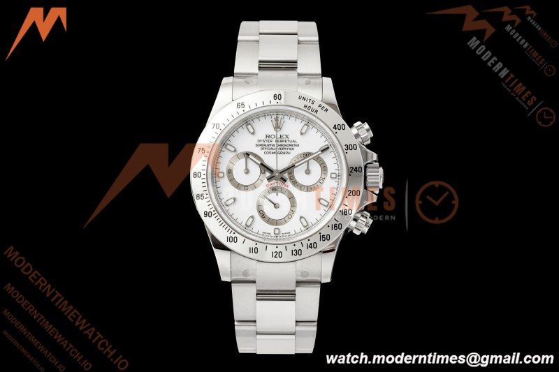 Rolex - Daytona 116520 40mm 904L SS/SS Wht/Stk VSF DD4130
