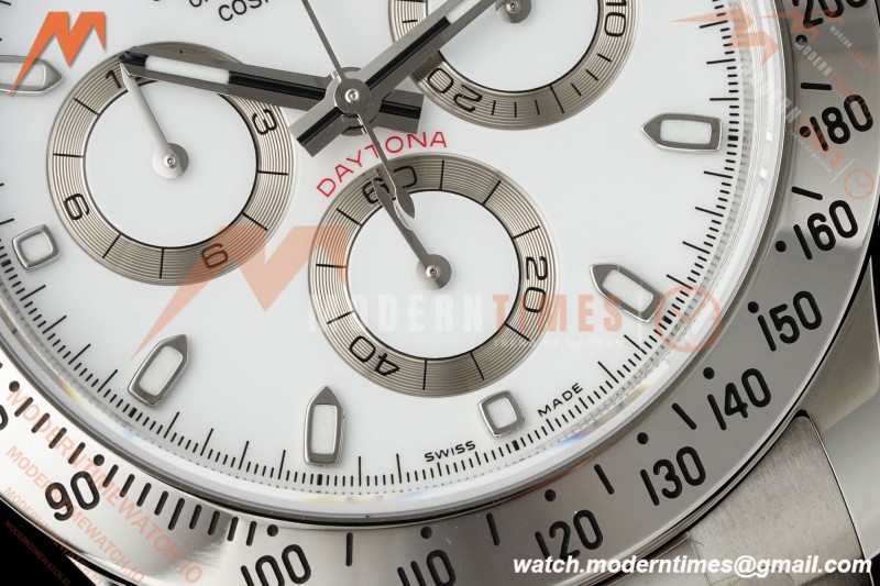 Rolex - Daytona 116520 40mm 904L SS/SS Wht/Stk VSF DD4130