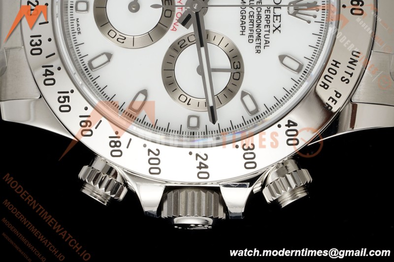 Rolex - Daytona 116520 40mm 904L SS/SS Wht/Stk VSF DD4130
