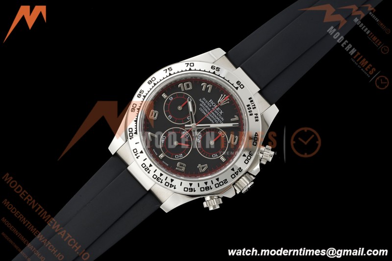 Rolex - Daytona 116509 40mm 904L SS/RU Black VF DD4130 | 롤렉스 - 데이토나 116509 40mm 904L 스테인리스 스틸/RU 블랙 VF DD4130