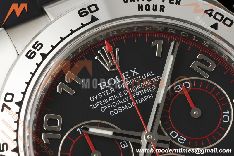 Rolex - Daytona 116509 40mm 904L SS/RU Black VF DD4130 | 롤렉스 - 데이토나 116509 40mm 904L 스테인리스 스틸/RU 블랙 VF DD4130