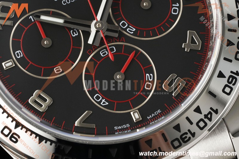 Rolex - Daytona 116509 40mm 904L SS/RU Black VF DD4130 | 롤렉스 - 데이토나 116509 40mm 904L 스테인리스 스틸/RU 블랙 VF DD4130