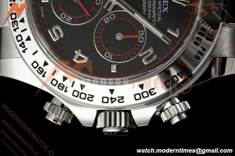 Rolex - Daytona 116509 40mm 904L SS/RU Black VF DD4130 | 롤렉스 - 데이토나 116509 40mm 904L 스테인리스 스틸/RU 블랙 VF DD4130
