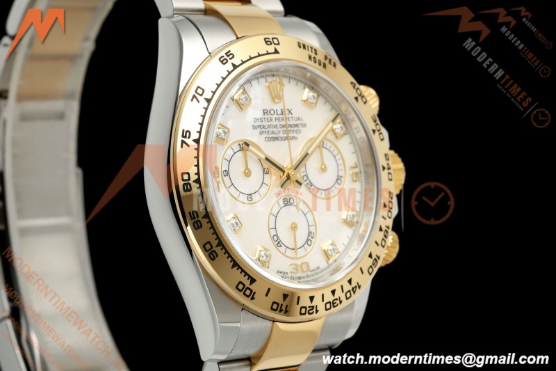 Rolex - Daytona 116503 40mm 904L YG/SS W-MOP/DIA VF DD4130