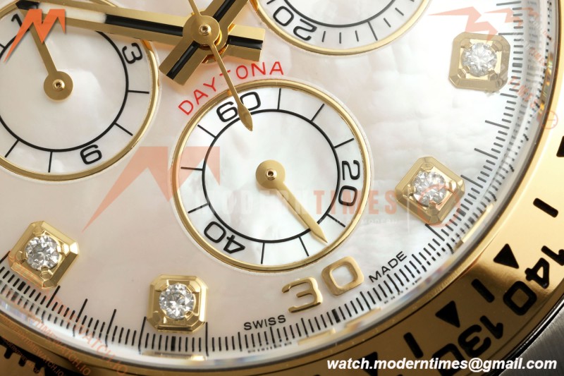 Rolex - Daytona 116503 40mm 904L YG/SS W-MOP/DIA VF DD4130