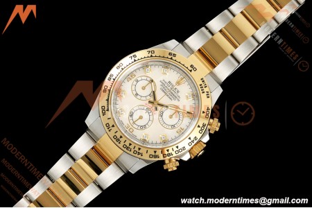 Rolex - Daytona 116503 40mm 904L YG/SS W-MOP/DIA VF DD4130