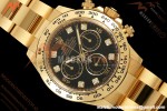Rolex - Daytona 116508 40mm 904L YG/YG Blk/Dia VF DD4130