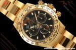 Rolex - Daytona 116508 40mm 904L YG/YG Blk/Stk VF DD4130