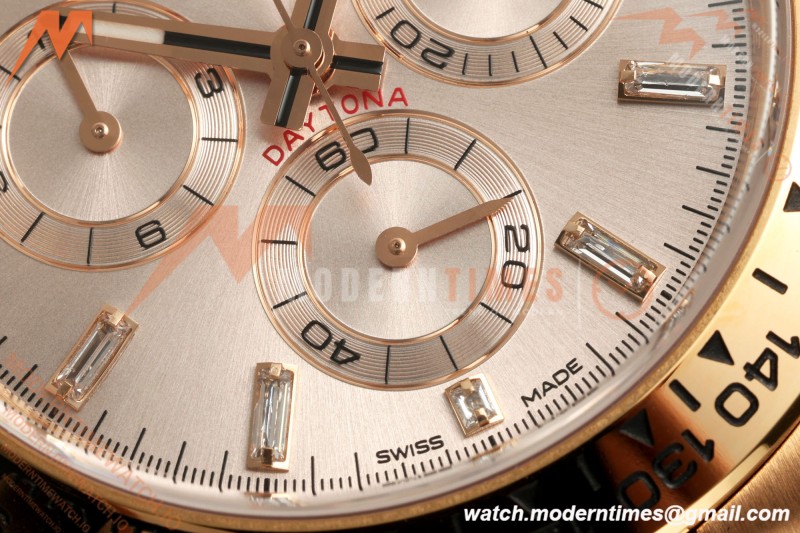 Rolex - Daytona 116505 40mm RG/RG Champ/Dia VF DD4130
