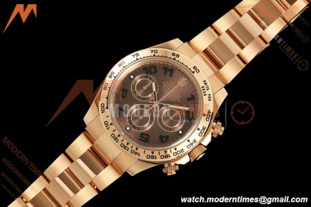 Rolex - Daytona 116505 40mm RG/RG Choco/Num VF DD4130