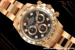 Rolex - Daytona 116505 40mm RG/RG Blk/Dia VF DD4130