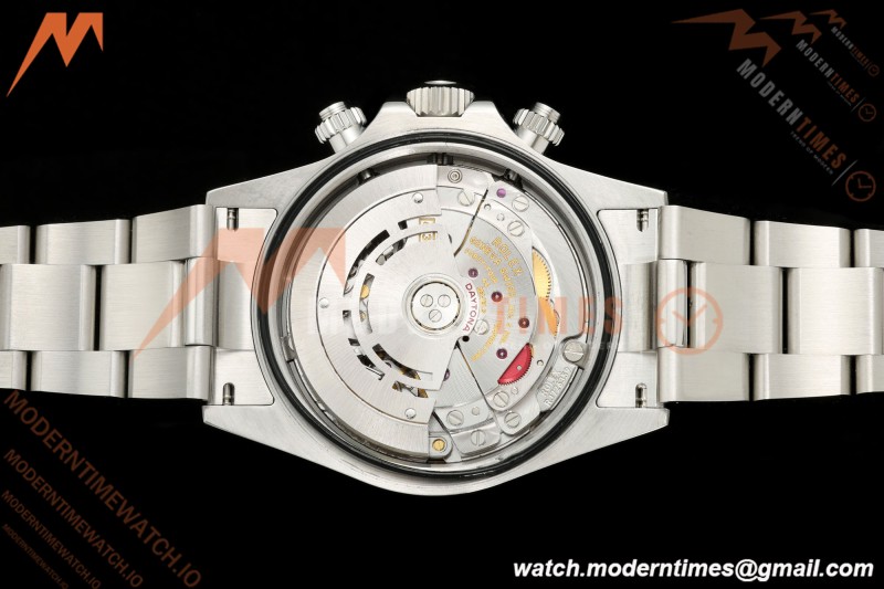 Rolex - Daytona 116520 40mm 904L SS/SS Blk/Stk UFO SH-TW4130 Free Sprung