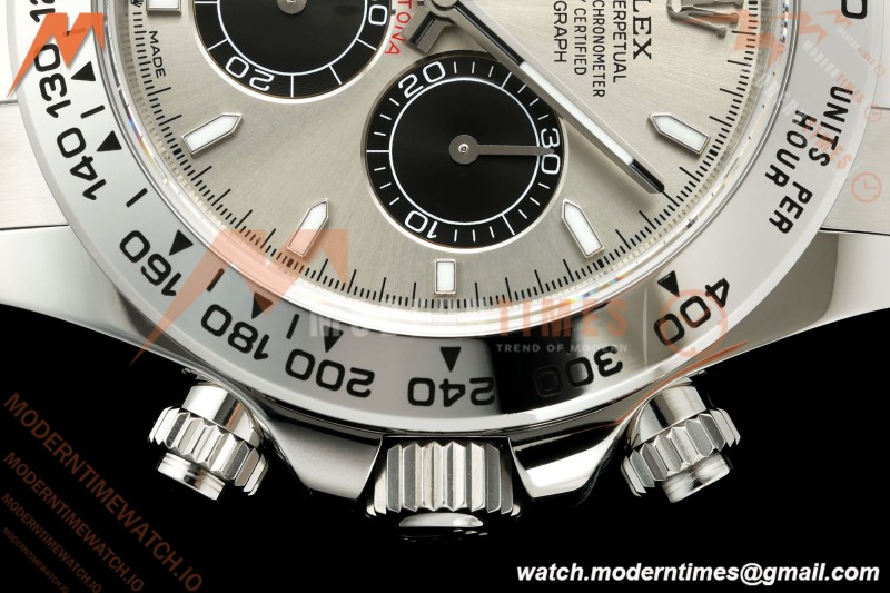 Rolex - Daytona 126509 40mm SS/SS Grey/Blk/Stk UFO UF4131 Free Sprung