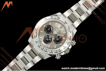 Rolex - Daytona 126509 40mm SS/SS Grey/Blk/Stk UFO UF4131 Free Sprung