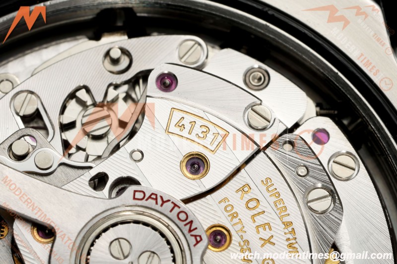Rolex - Daytona 126509 40mm SS/SS Blk/Silv/Stk UFO UF4131 Free Sprung