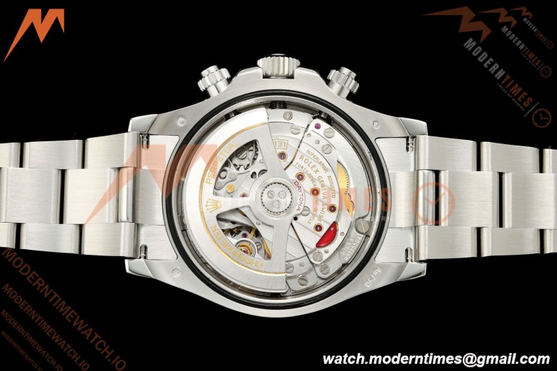 Rolex - Daytona 126509 40mm SS/SS Blk/Silv/Dia UFO UF4131 Free Sprung