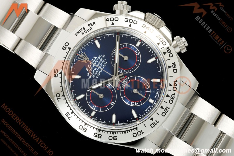 Rolex - Daytona 126509 40mm SS/SS Blu/Stk UFO UF4131 Free Sprung
