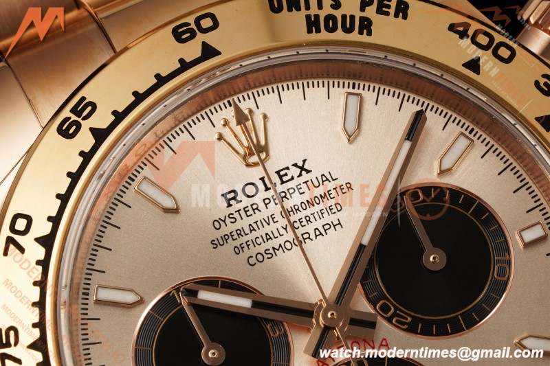 Rolex - Daytona 126505 40mm RG/RG Champagne/Blk/Stk RWF DD4131 Free Sprung