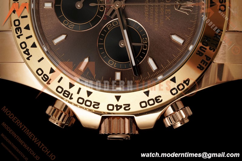 Rolex - Daytona 126505 40mm RG/RG Brn/Blk/Stk RWF DD4131 Free Sprung