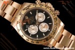 Rolex - Daytona 126505 40mm RG/RG Blk/Chap/Stk RWF DD4131 Free Sprung