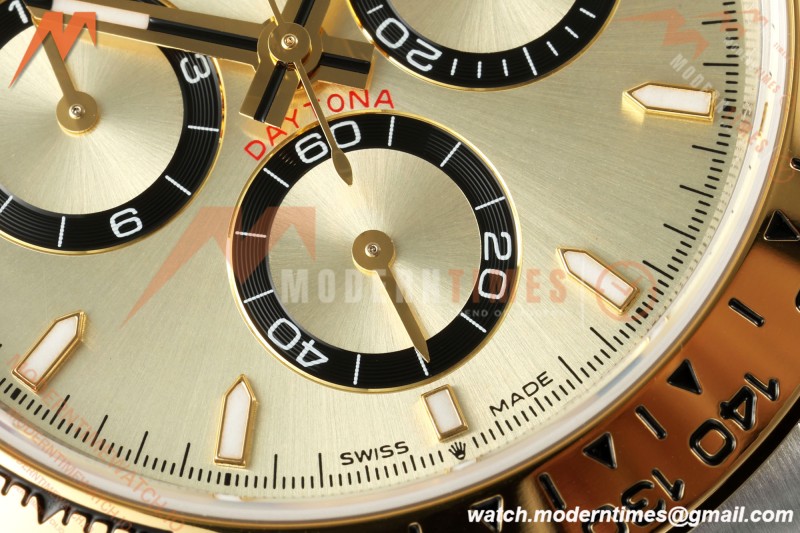 Rolex - Daytona 126503 40mm SS/YG Gold/Stk Dial UFO UF4131 Free Sprung