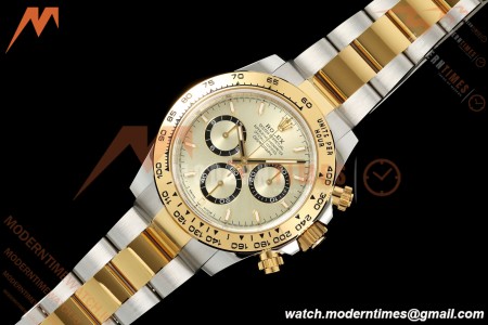 Rolex - Daytona 126503 40mm SS/YG Gold/Stk Dial UFO UF4131 Free Sprung
