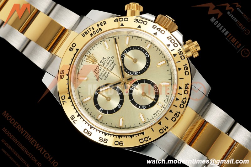 Rolex - Daytona 126503 40mm SS/YG Gold/Stk Dial UFO UF4131 Free Sprung