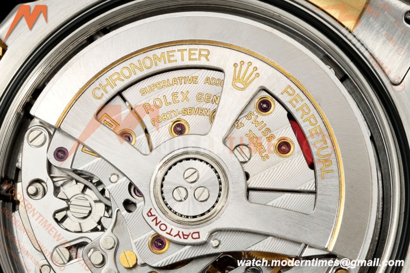 Rolex - Daytona 126503 40mm SS/YG Blk/Stk Dial UFO UF4131 Free Sprung  