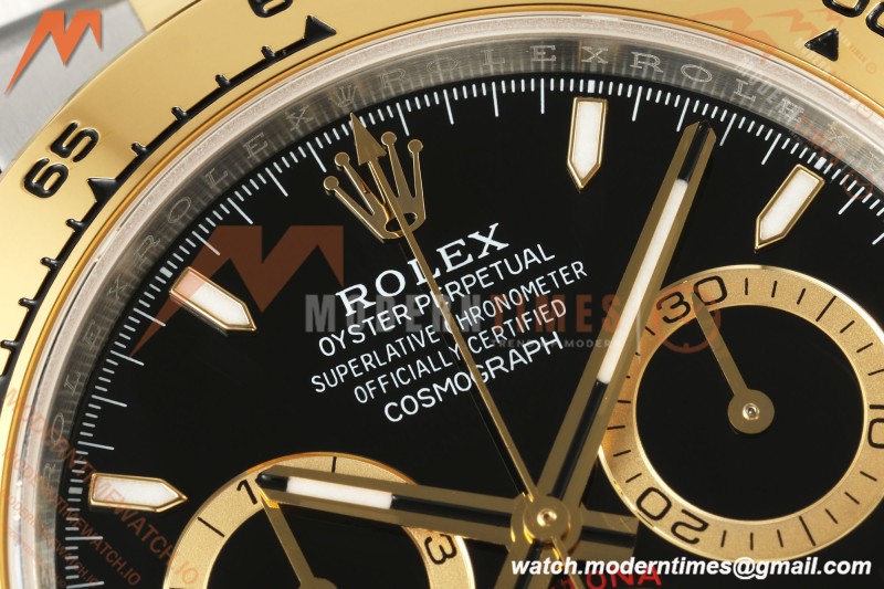 Rolex - Daytona 126503 40mm SS/YG Blk/Stk Dial UFO UF4131 Free Sprung  