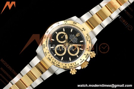 Rolex - Daytona 126503 40mm SS/YG Blk/Stk Dial UFO UF4131 Free Sprung  