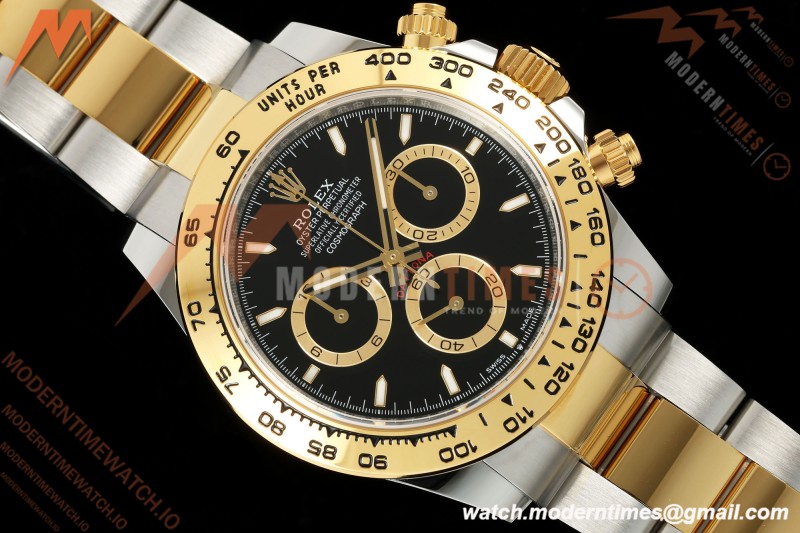Rolex - Daytona 126503 40mm SS/YG Blk/Stk Dial UFO UF4131 Free Sprung  