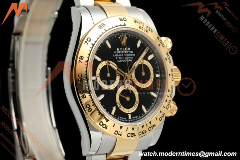 Rolex - Daytona 126503 40mm SS/YG Blk/Stk Dial UFO UF4131 Free Sprung  