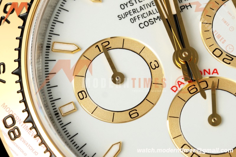 Rolex - Daytona 126503 40mm SS/YG Wht/Stk Dial UFO UF4131 Free Sprung