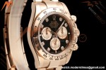 Rolex - Daytona 126505 40mm RG/RG Blk/RG Diamonds Dial UFO UF4131 Free Sprung 