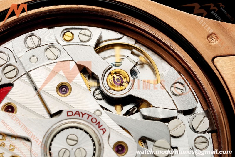 Rolex - Daytona 126505 40mm RG/RG Champagne/Blk/Stk Dial UFO UF4131 Free Sprung 