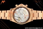 Rolex - Daytona 126505 40mm RG/RG Blk/Chap/Stk Dial UFO UF4131 Free Sprung 