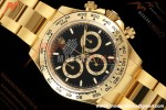 Rolex - Daytona 126508 40mm YG/YG Blk/Stk Dial UFO UF4131 Free Sprung 